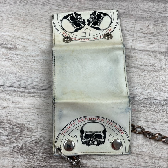 RARE 30 Seconds To Mars A Beautiful Lie Chain Wallet HTF Emo Rock Y2K - Picture 9 of 11